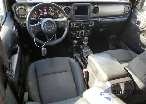 2020 Jeep Wrangler Unlimited Sport из США, поврежденный, VIN 1C4HJXDN5LW147317